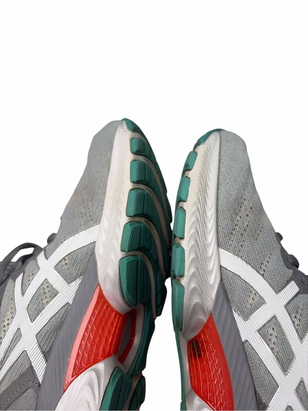 Asics Gel Nimbus 22 Flyte Foam Women’s Gray Green Running Shoes  Sz 8.5